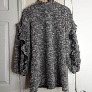 BCBG Generation Gray Twead Dress Size Medium